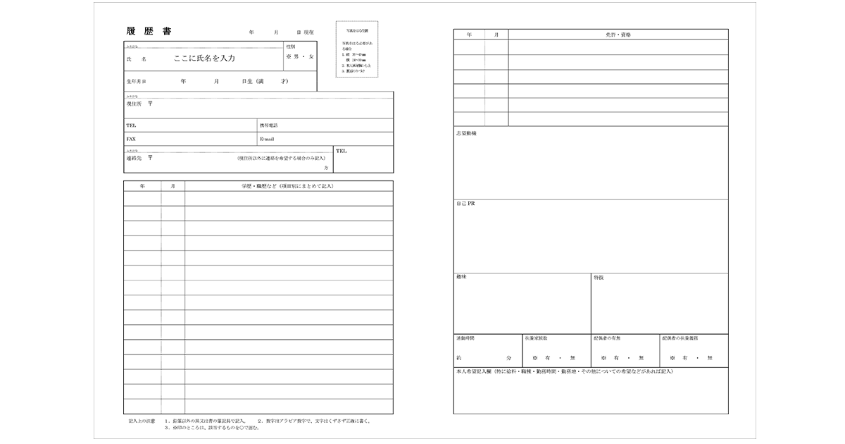 履歴 書 Jis 規格 A4 ダウンロード Mariavue9 S Diary